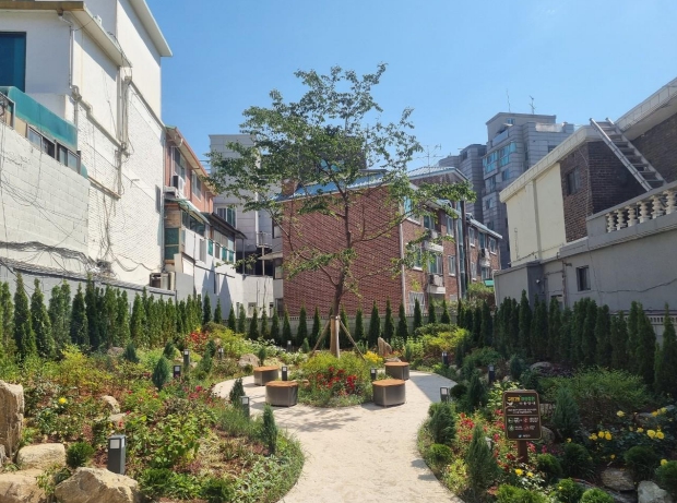 새롭게 조성된 ‘구의2동 마을정원’ 모습