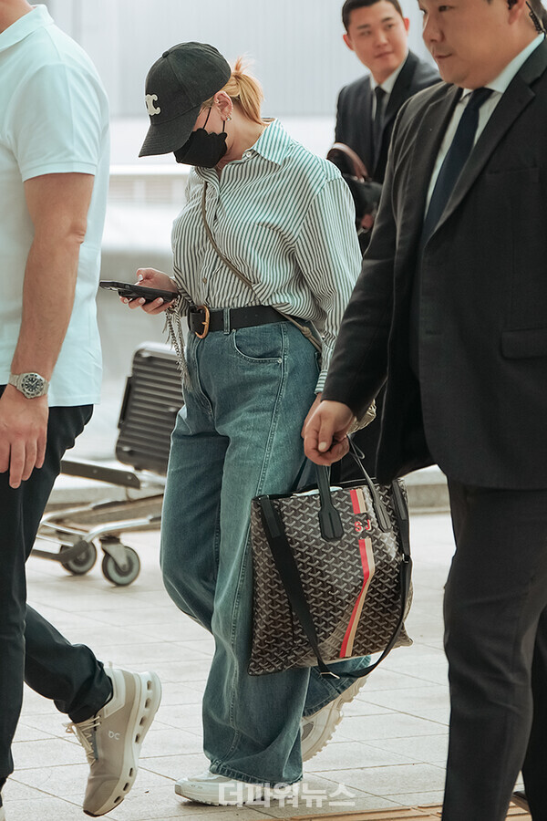 스칼릿조핸슨,인천국제공항출국