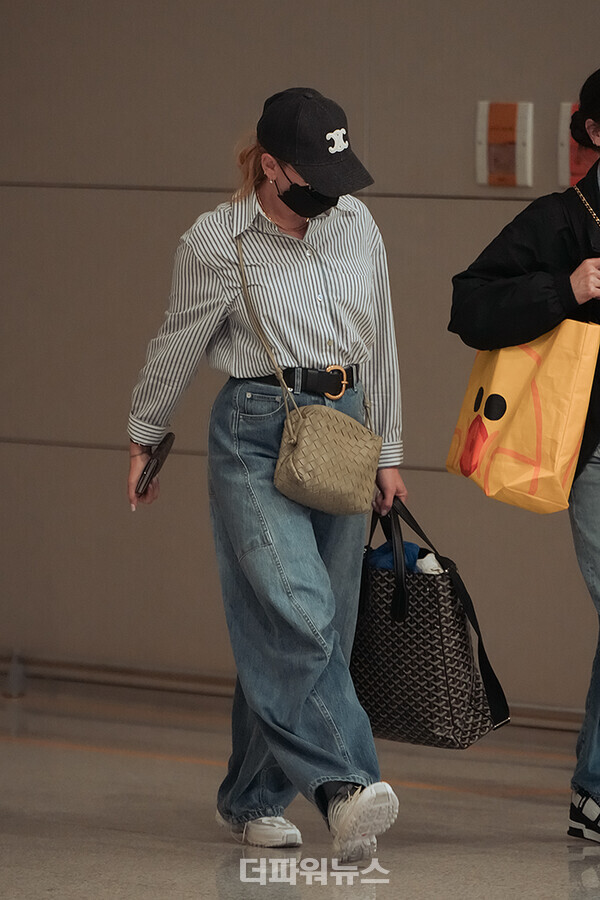 스칼릿조핸슨,인천국제공항출국