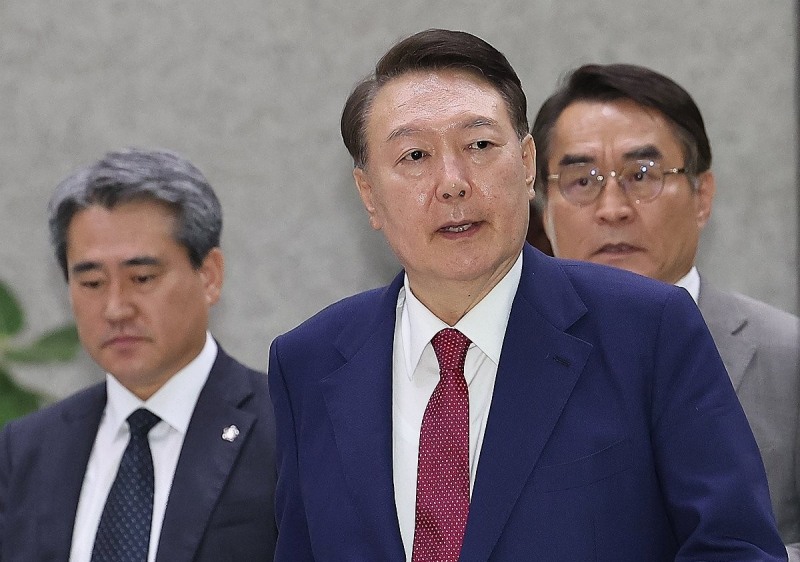 특검 조사 마친 윤석열 전 대통령(사진=연합뉴스)