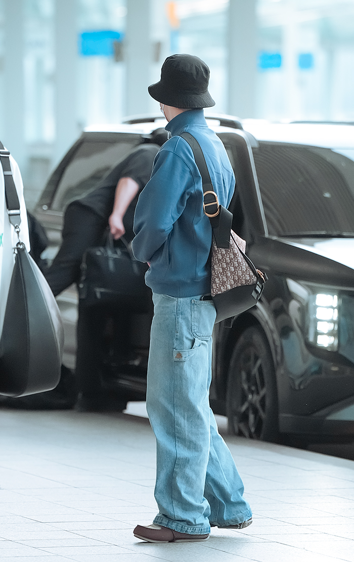 방탄소년단 지민, 인천국제공항 출국