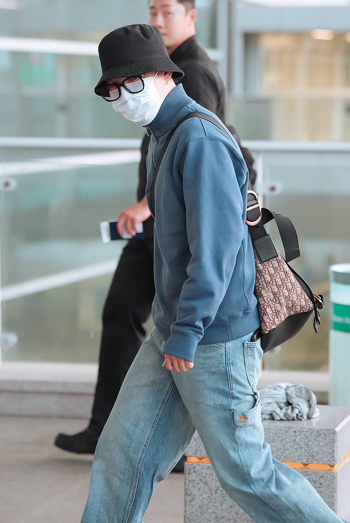 방탄소년단 지민, 인천국제공항 출국