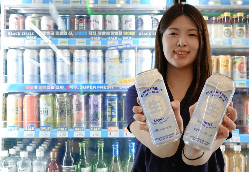 세븐일레븐, 저칼로리 생맥주 ‘생라이트비어’ 출시