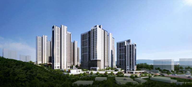 춘천 동문 디 이스트 어반포레 투시도.