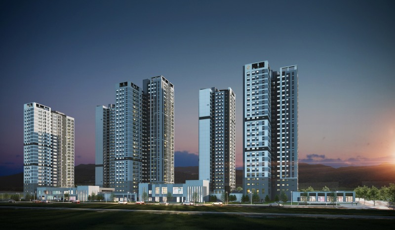 왕숙 푸르지오 더 퍼스트 야경 투시도.