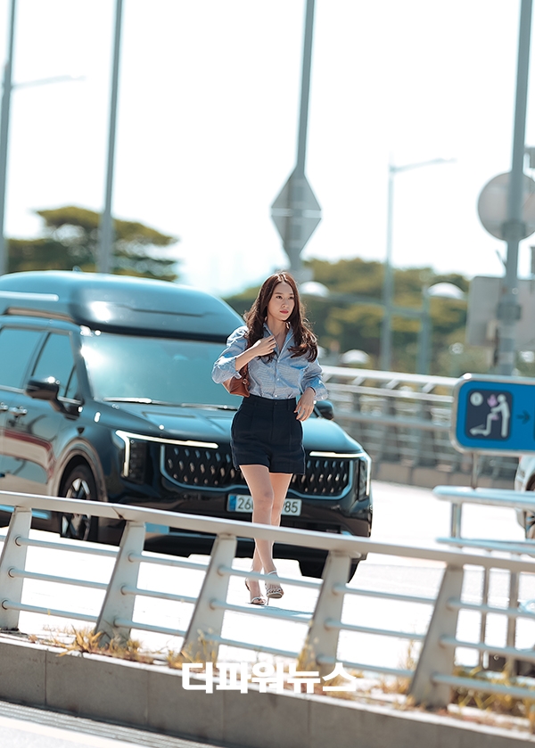 정수정, 인천국제공항 출국