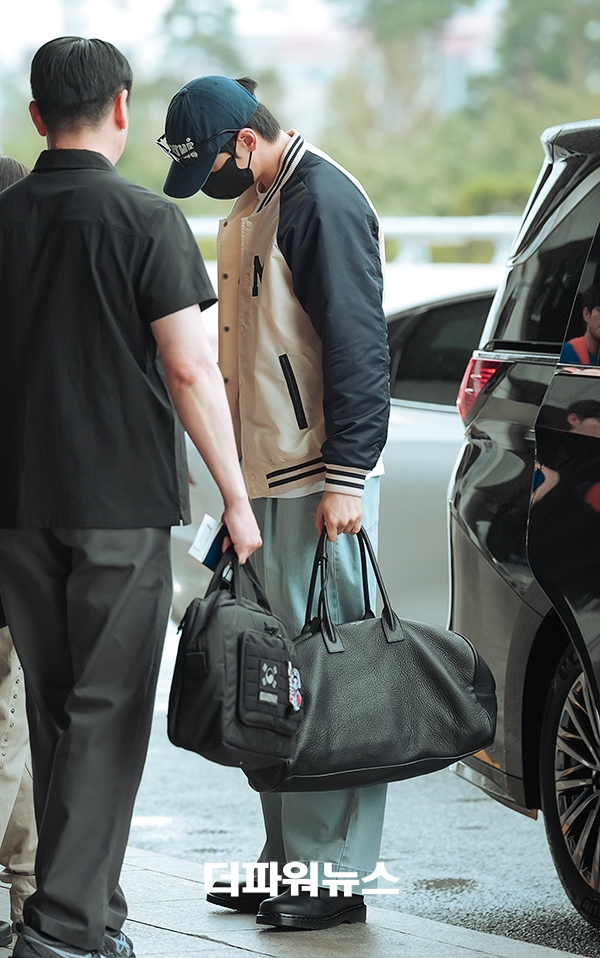 차은우, 인천국제공항 출국