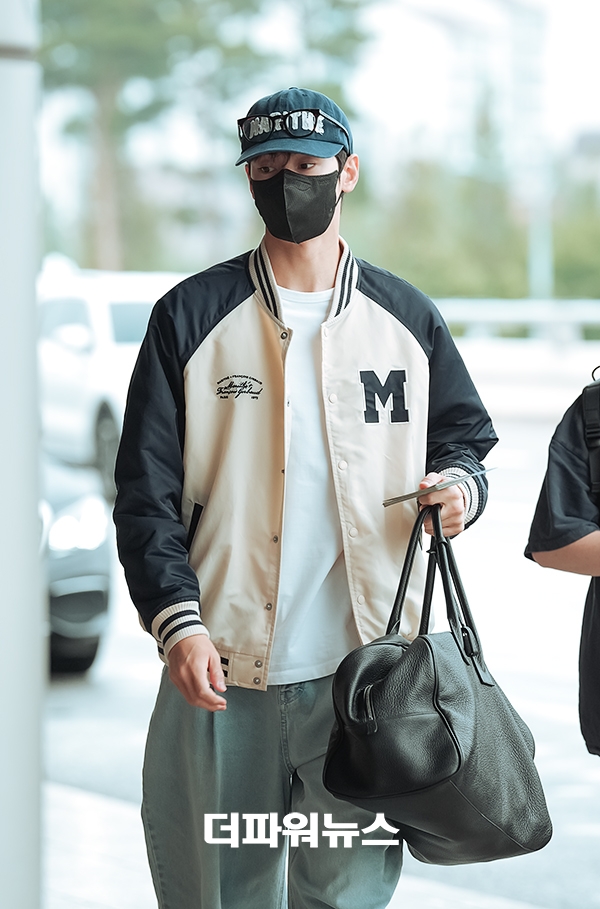 차은우, 인천국제공항 출국