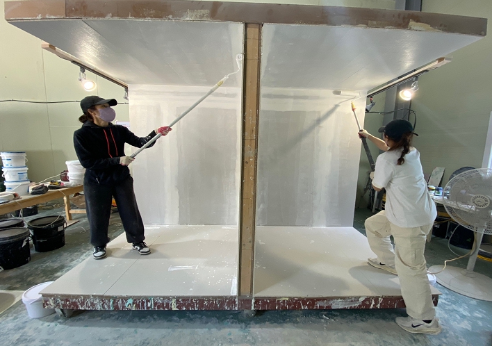 ‘친환경 유럽미장 기술자’ 실습