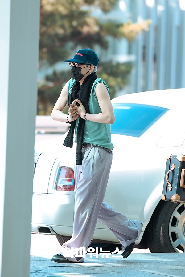 지드래곤, 인천국제공항 출국