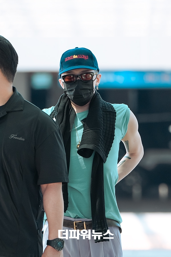 지드래곤, 인천국제공항 출국