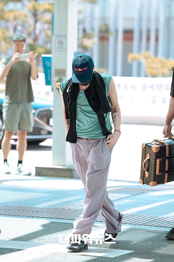 지드래곤, 인천국제공항 출국