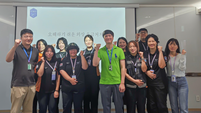 국제성모병원, 공항소방대에 재난의학 및 응급상황 대처법 교육 실시