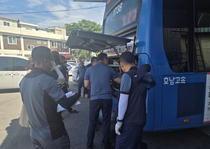 전주시, 수소·CNG 고압연료 사용 시내버스 집중 안전점검 실시