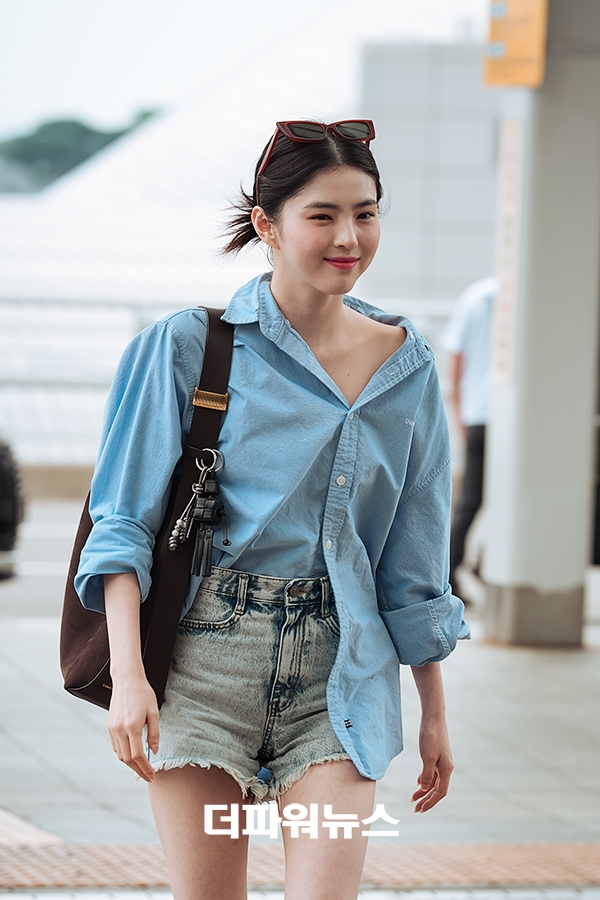 한소희, 인천국제공항 출국