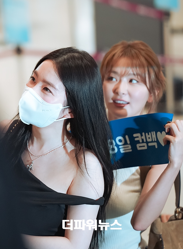 레드벨벳 아이린-슬기, 김포국제공항 출국