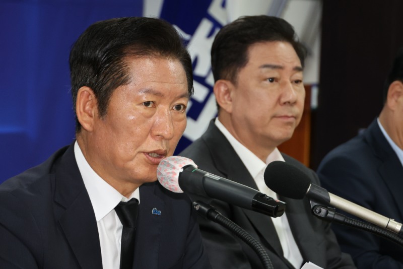 최고위서 발언하는 정청래 대표.(사진=연합뉴스)