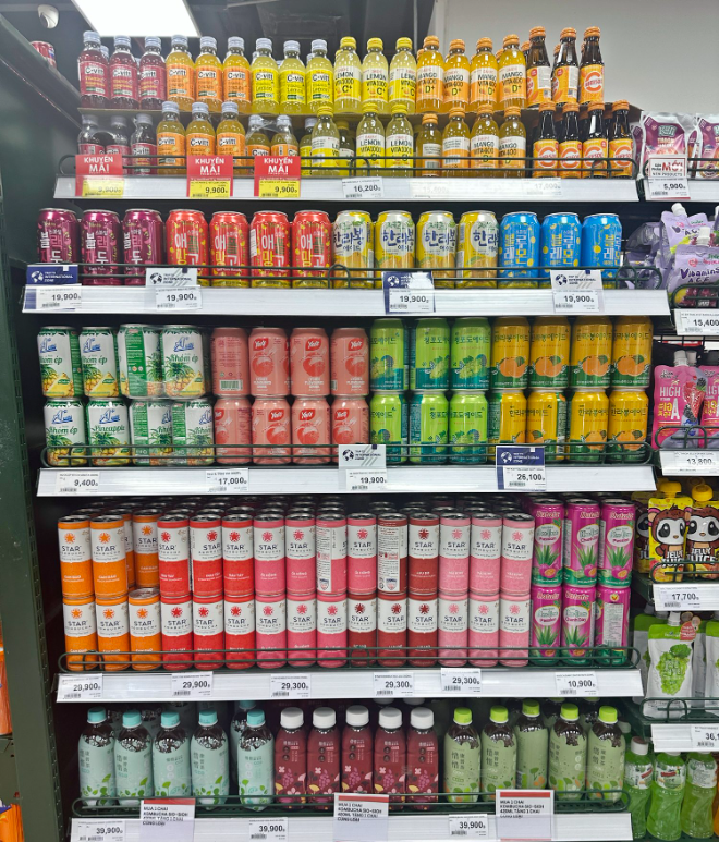 베트남 시장 본격 진출, 롯데마트에 첫 입점 전경.(사진=일화)