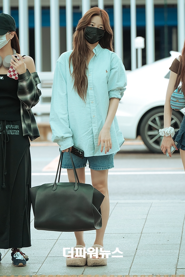 르세라핌 카즈하, 인천국제공항 출국