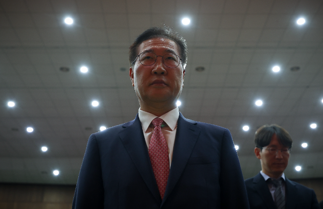 이임식 참석한 박성재 장관.(사진=연합뉴스)