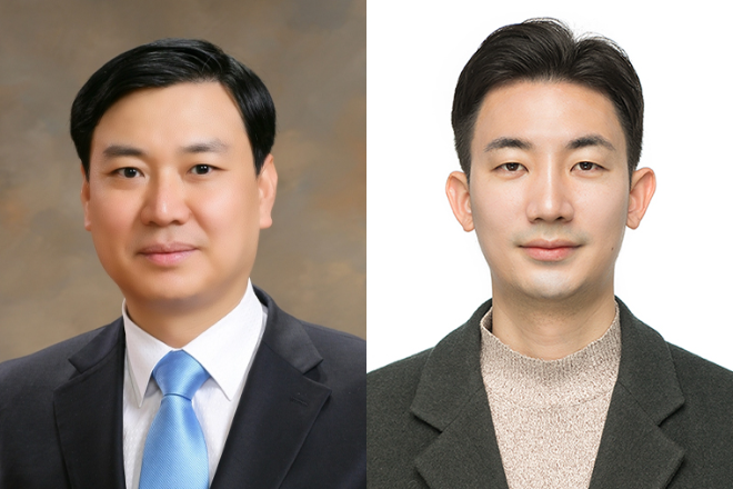 왼쪽부터 임중연 동국대 교수, 박민욱 박사과정 연구원. 사진=동국대