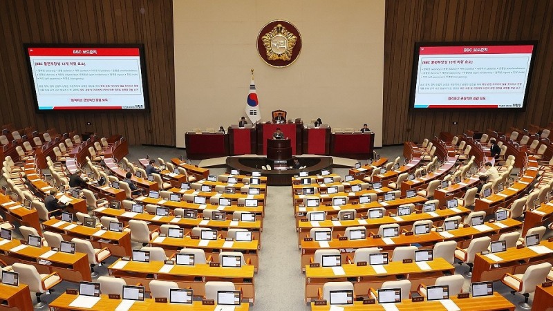 무제한 토론 이어가는 최형두 의원(사진=연합뉴스)