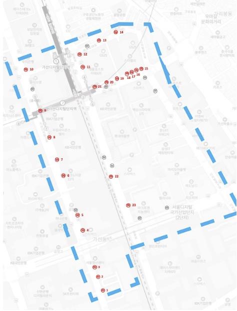 하수악취 처리장치 설치 위치도