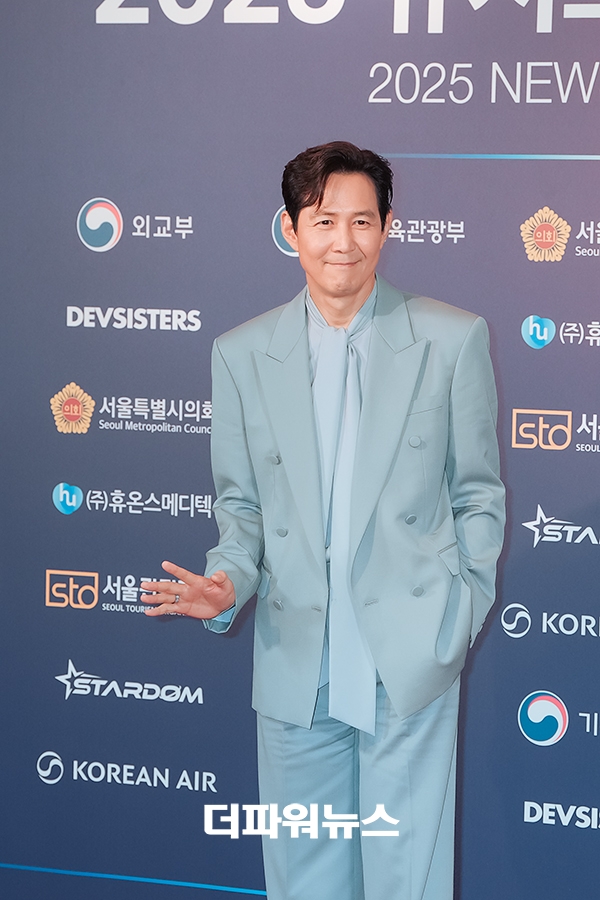 이정재, 2025 뉴시스 한류엑스포 포토월