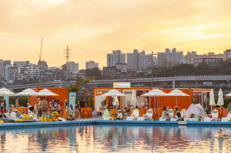 삼양식품, 한강수영장 팝업존 진행