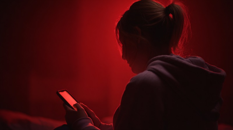 미국 청소년 4명 중 1명은 '디지털 성범죄 피해' 경험이 있는 것으로 조사됐다. 온라인 성범죄 가해자 80%는 낯선 사람이 아니라, 대개는 또래나 아는 지인이었다. / 이미지 디자인=로이슈 AI디자인팀