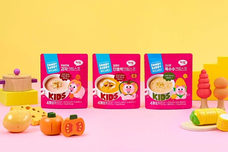 하림 푸디버디, ‘어린이 크림스프’ 3종 선보여