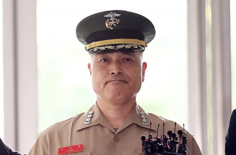 박정훈 수사단장, 순직해병특검 출석(사진=연합뉴스)