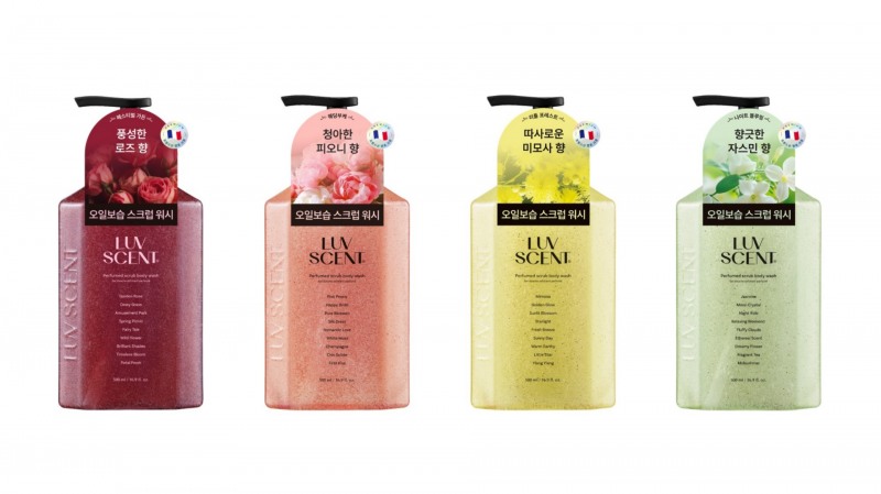 애경산업 ‘럽센트 스크럽 바디워시’ 출시