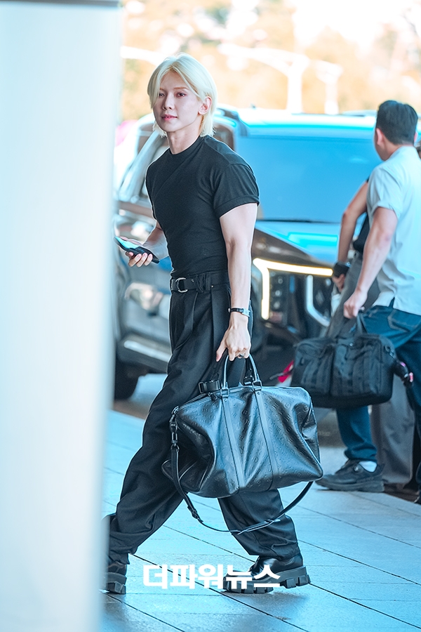 에이티즈 여상, 김포국제공항 출국