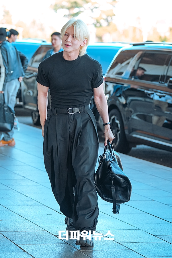 에이티즈 여상, 김포국제공항 출국