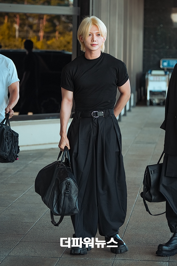 에이티즈 여상, 김포국제공항 출국