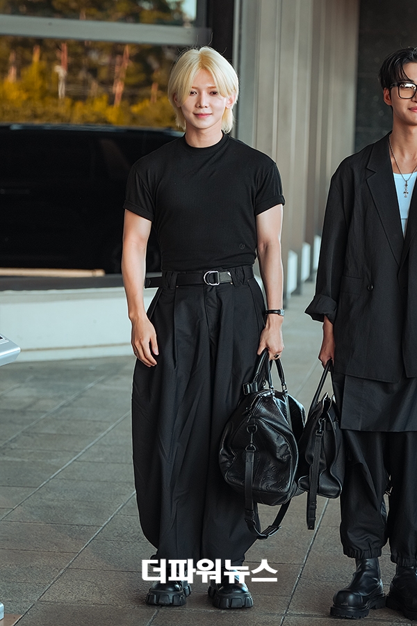 에이티즈 여상, 김포국제공항 출국