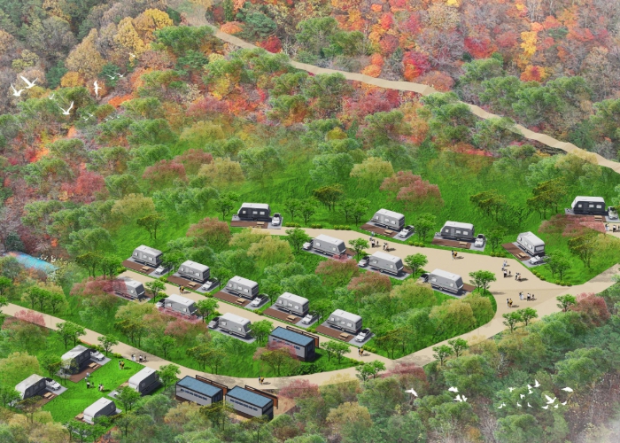 덕남 캠핑장 조감도