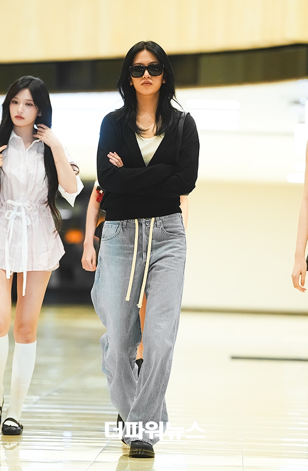 아이브 안유진, 김포국제공항 출국