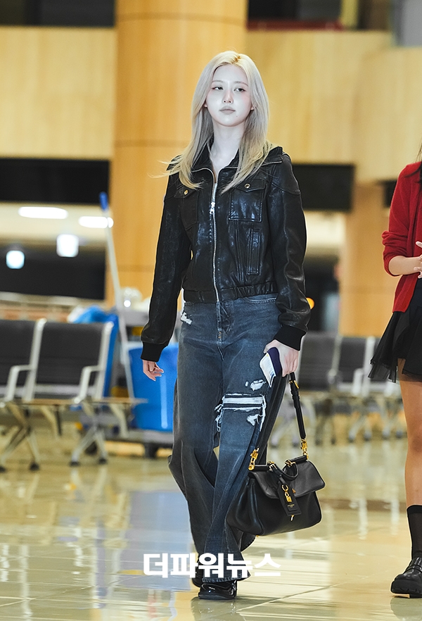 아이브 가을, 김포국제공항 출국