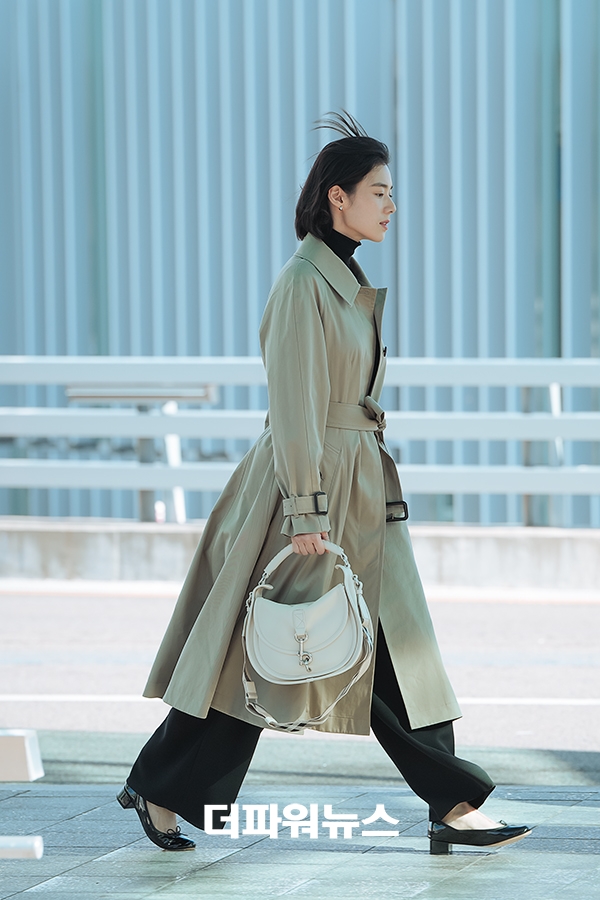 정은채, 인천국제공항 출국