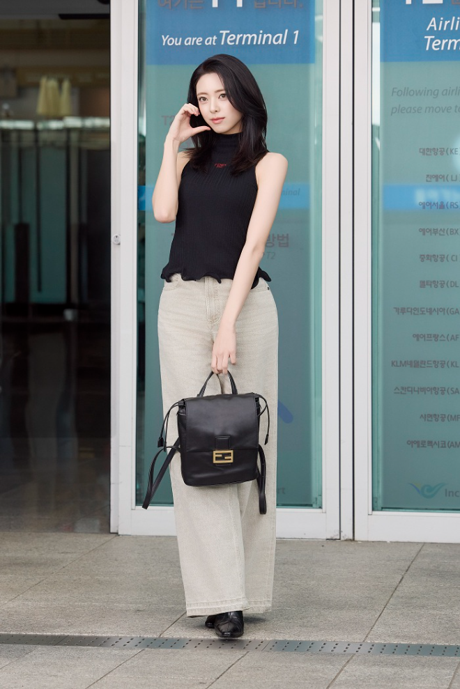 ITZY 유나, 펜디 2026 S/S 패션쇼 참석 위해 출국