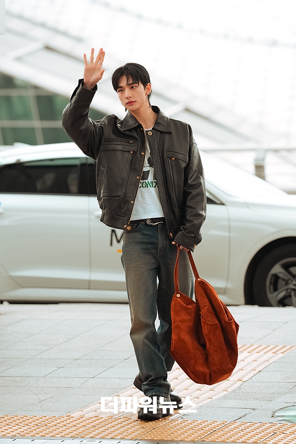스트레이키즈 현진, 인천국제공항 출국