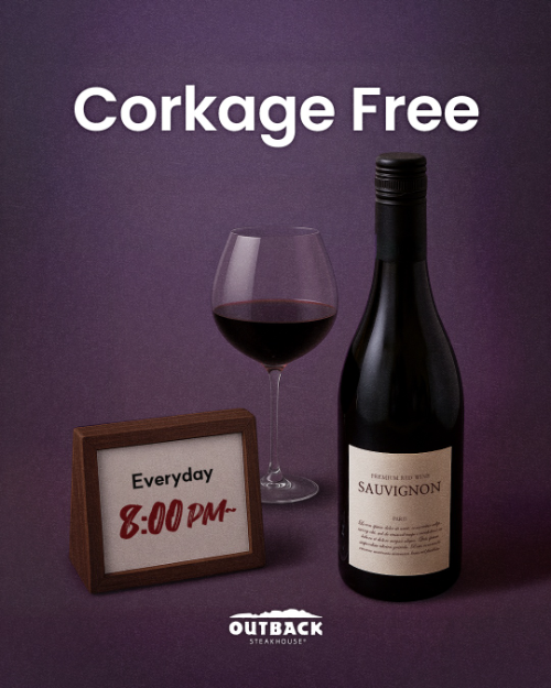 아웃백, 저녁 시간 ‘콜키지 프리’ 서비스 도입