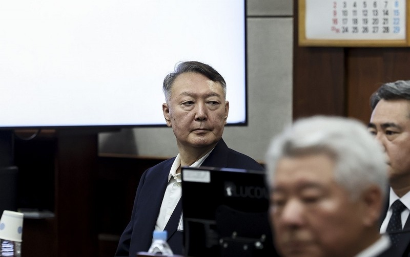 법정 출석한 윤석열(사진=연합뉴스)