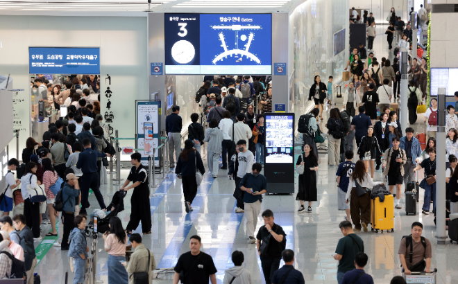 북적이는 인천공항.(사진=연합뉴스)