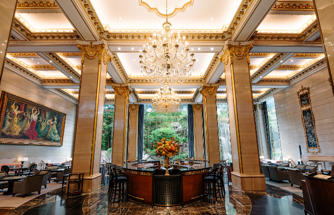 롯데호텔 서울 페닌슐라 라운지 앤 바 전경.(사진=롯데호텔 서울)