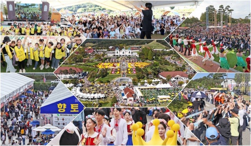 ▲임실치즈테마파크 일원에서 열린 '2025 임실N치즈축제' 현장. 전국 각지에서 몰려든 관광객들로 축제장이 인산인해를 이뤘다.(사진=임실군)