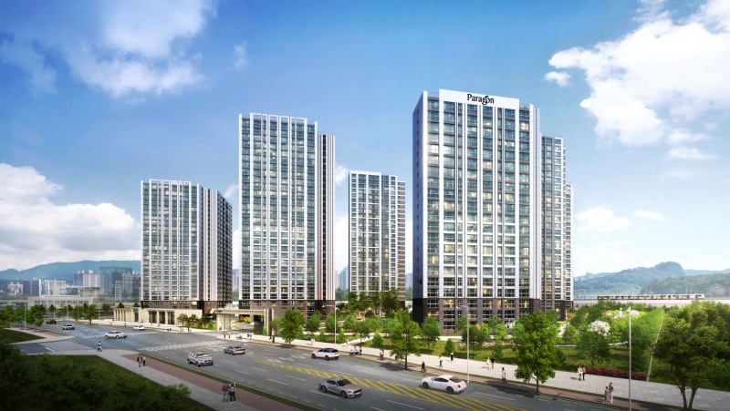 ’회천중앙역 파라곤’ 투시도.(사진=라인그룹)