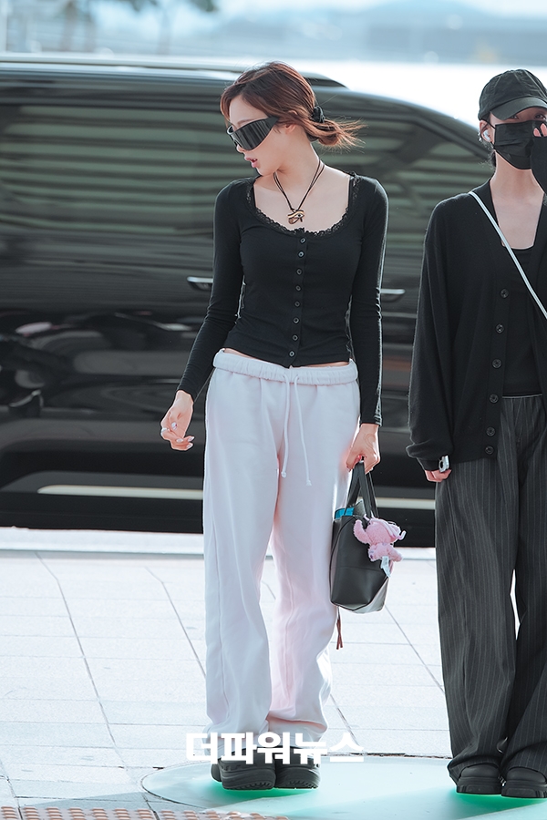 에스파 지젤, 인천국제공항 출국